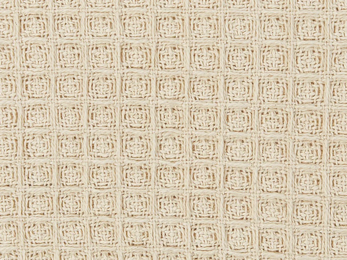 Narzuta na łóżko CHAGYL Bawełna 220 x 240 cm Beżowy