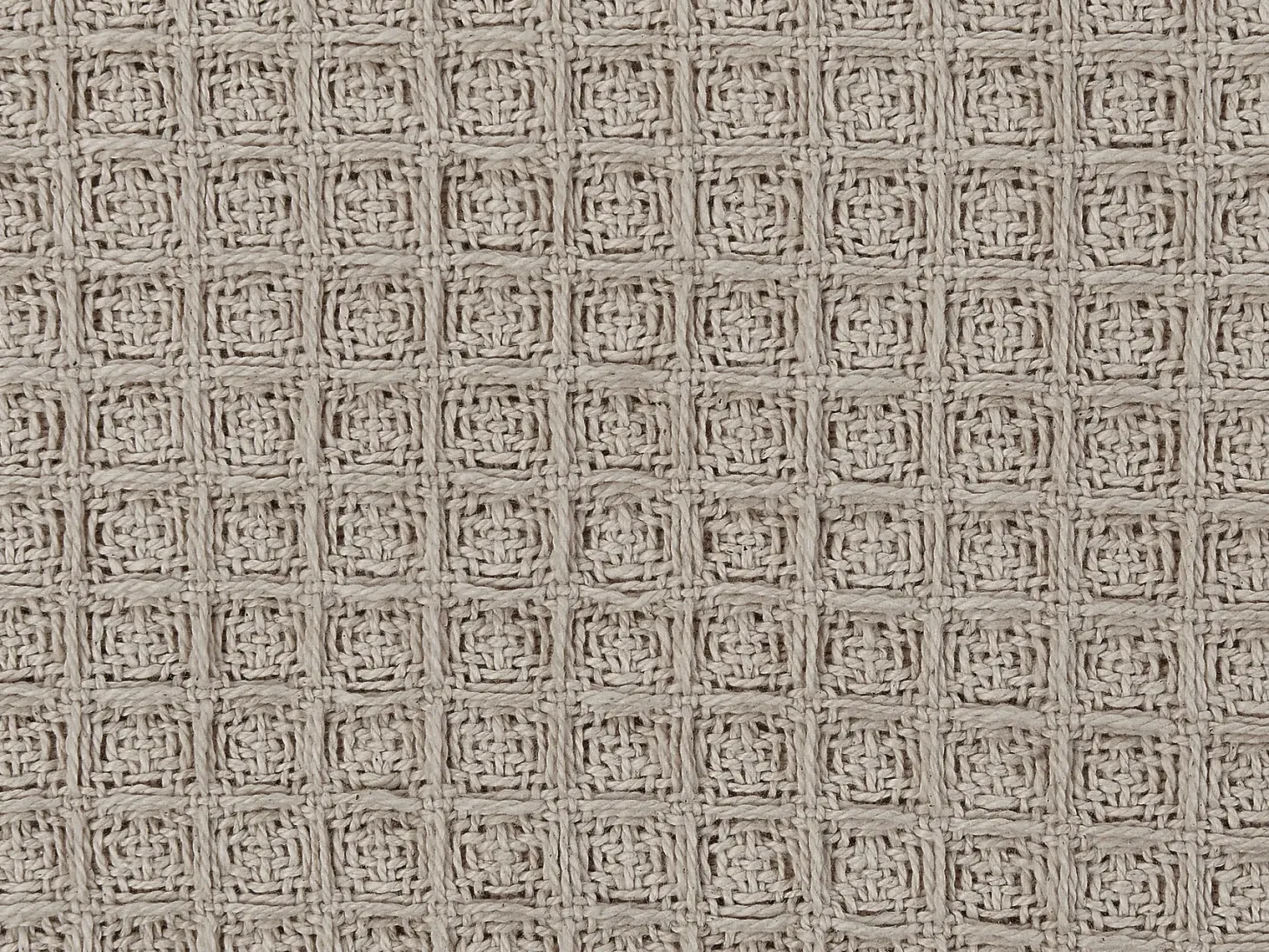 Narzuta na łóżko CHAGYL Bawełna 220 x 240 cm Beżowoszary