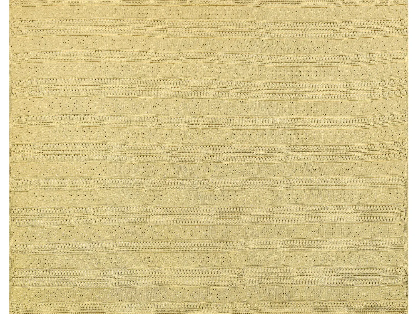 Narzuta na łóżko DAULET Bawełna 150 x 200 cm Żółty