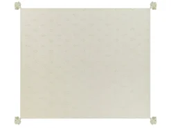 Narzuta na łóżko KAZY Bawełna 220 x 240 cm Beżowy