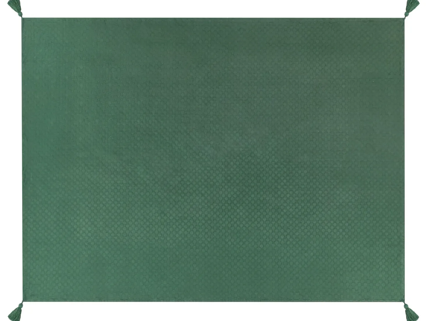 Narzuta na łóżko LINDULA Bawełna 150 x 200 cm Zielony