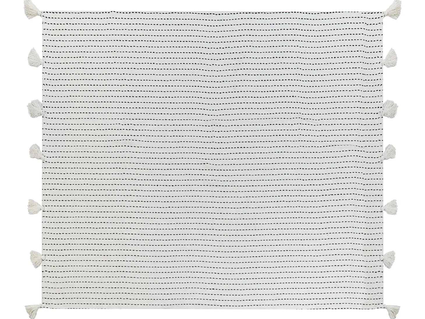 Narzuta na łóżko MODAR Bawełna 220 x 240 cm Złamana biel
