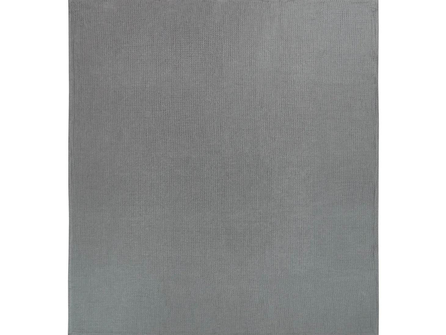 Narzuta na łóżko RAGALA Bawełna 220 x 240 cm Ciemnoszary
