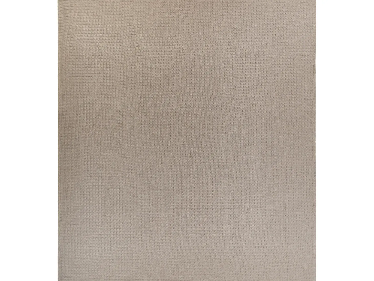 Narzuta na łóżko RAGALA Bawełna 200 x 220 cm Beżowoszary