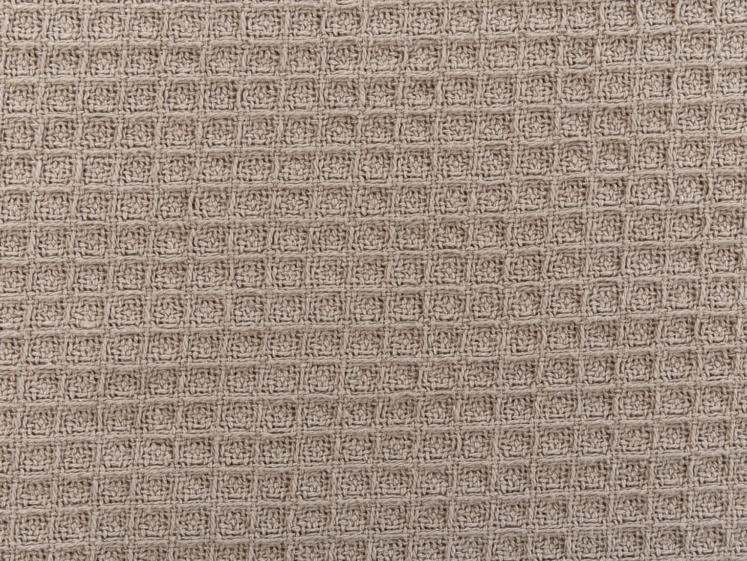 Narzuta na łóżko RAGALA Bawełna 200 x 220 cm Beżowoszary