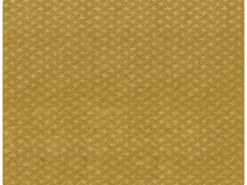 Narzuta na łóżko SITAPUR Sztuczne futro 150 x 200 cm Musztardowy