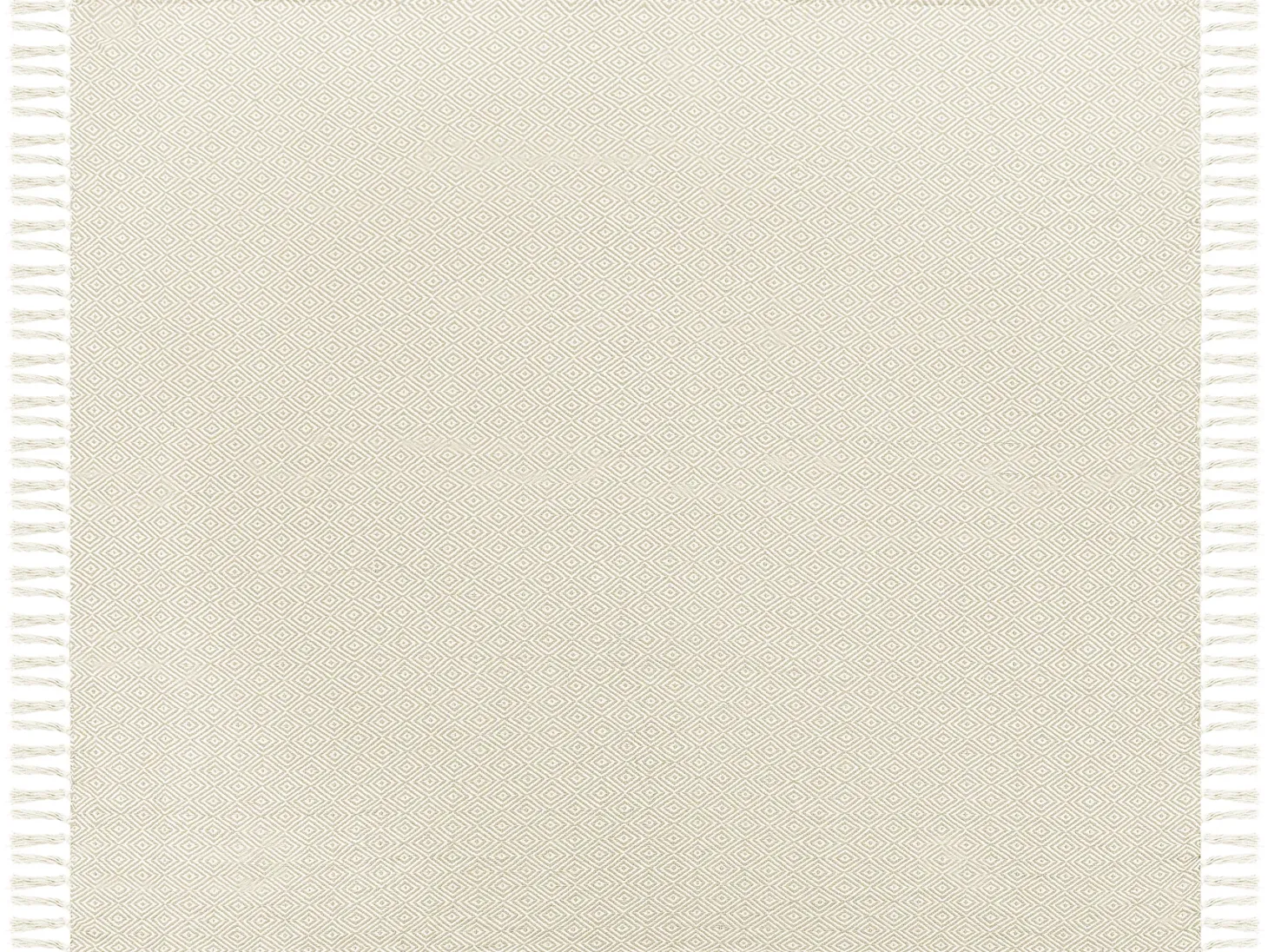 Narzuta na łóżko TOUTLI Bawełna 220 x 240 cm Jasnobeżowy