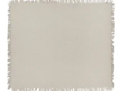 Narzuta na łóżko YERBENT Bawełna 220 x 240 cm Jasnoszary