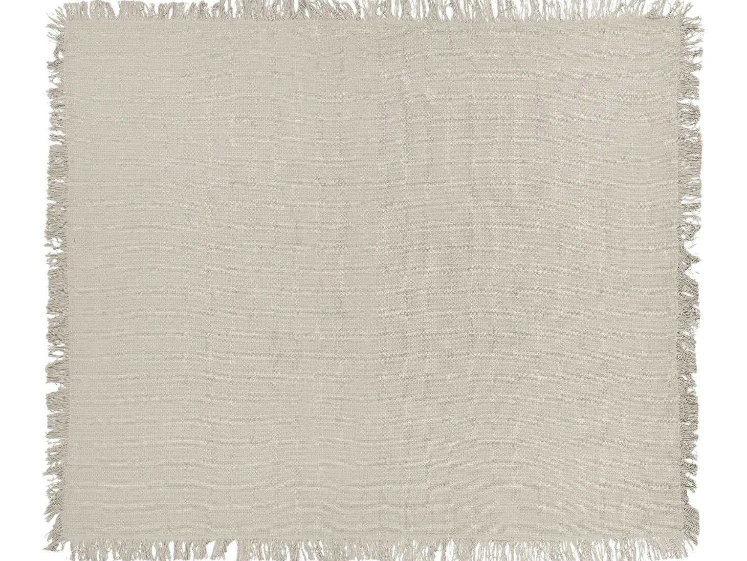 Narzuta na łóżko YERBENT Bawełna 220 x 240 cm Jasnoszary