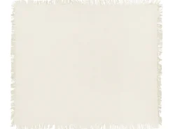 Narzuta na łóżko YERBENT Bawełna 220 x 240 cm Złamana biel