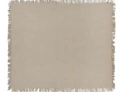 Narzuta na łóżko YERBENT Bawełna 220 x 240 cm Beżowoszary