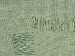 Narzuta na łóżko YERBENT Bawełna 220 x 240 cm Zielony