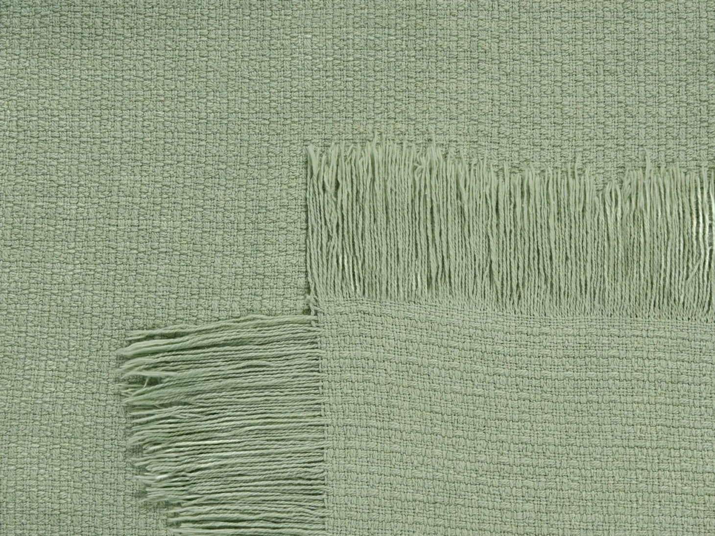 Narzuta na łóżko YERBENT Bawełna 220 x 240 cm Zielony