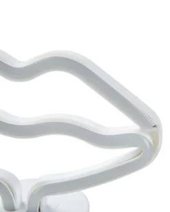 Neon LED Usta FLORA Różowy