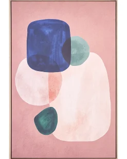 Obraz na płótnie ADELFIA Motyw abstrakcyjny 63 x 99 cm Kolorowy