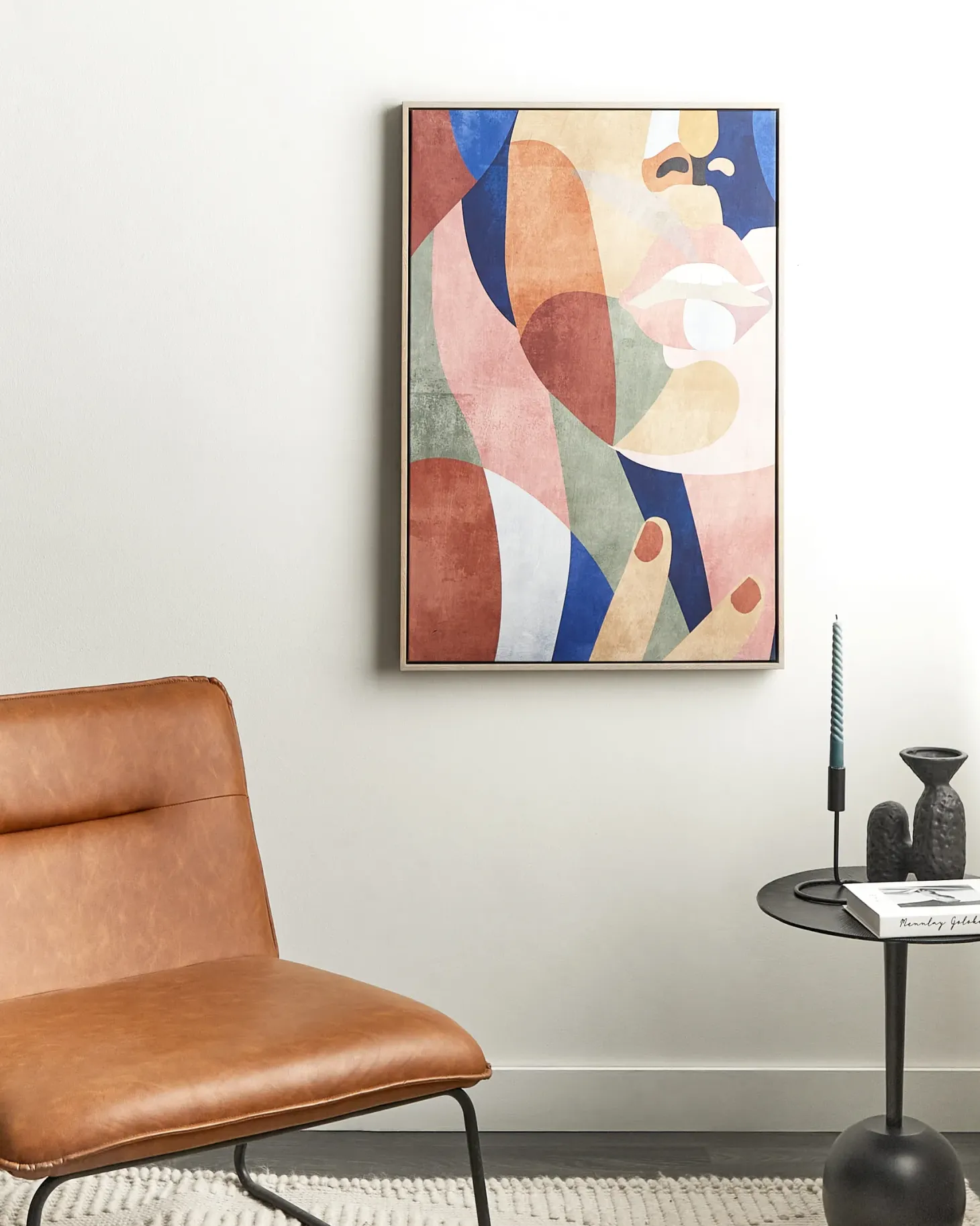 Obraz na płótnie BITETTO Motyw kobiecy 63 x 99 cm Kolorowy