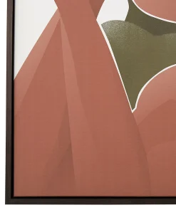 Obraz na płótnie FELTRINA Motyw kobiecy 63 x 99 cm Biały