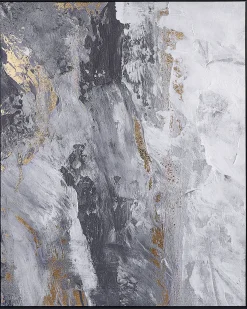 Obraz na płótnie JESI Motyw abstrakcyjny 83 x 103 cm Szary