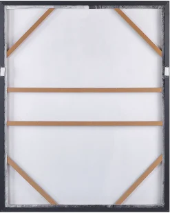 Obraz na płótnie JESI Motyw abstrakcyjny 83 x 103 cm Szary