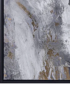 Obraz na płótnie JESI Motyw abstrakcyjny 83 x 103 cm Szary