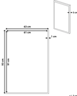 Obraz na płótnie MUCCIA Motyw zwierzęcy 63 x 99 cm Brązowy