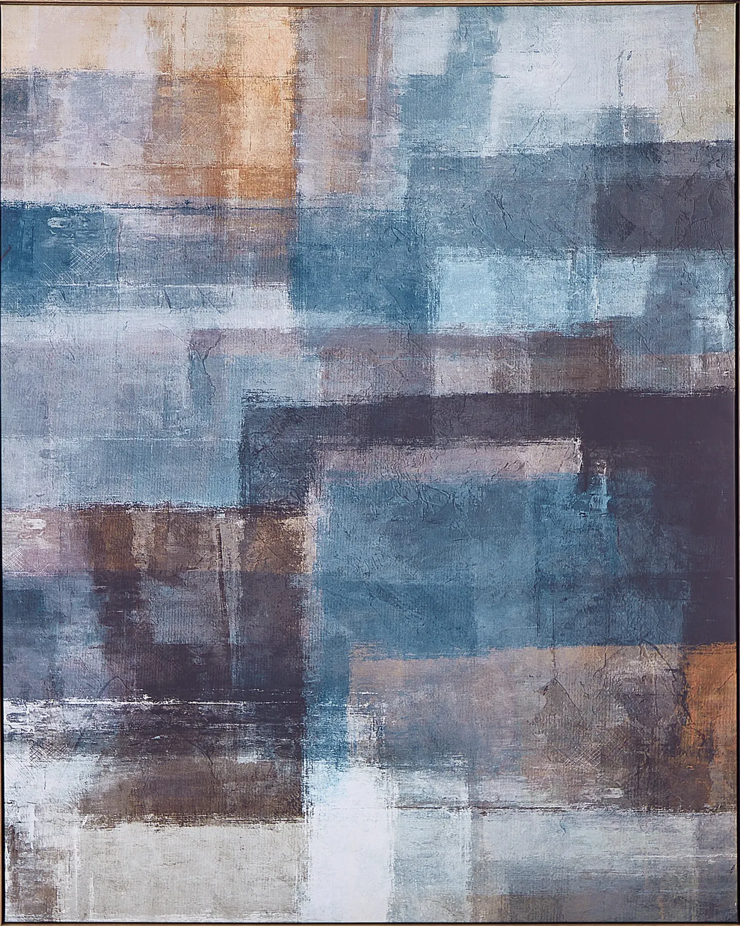 Obraz na płótnie PULSANO Motyw abstrakcyjny 83 x 103 cm Kolorowy