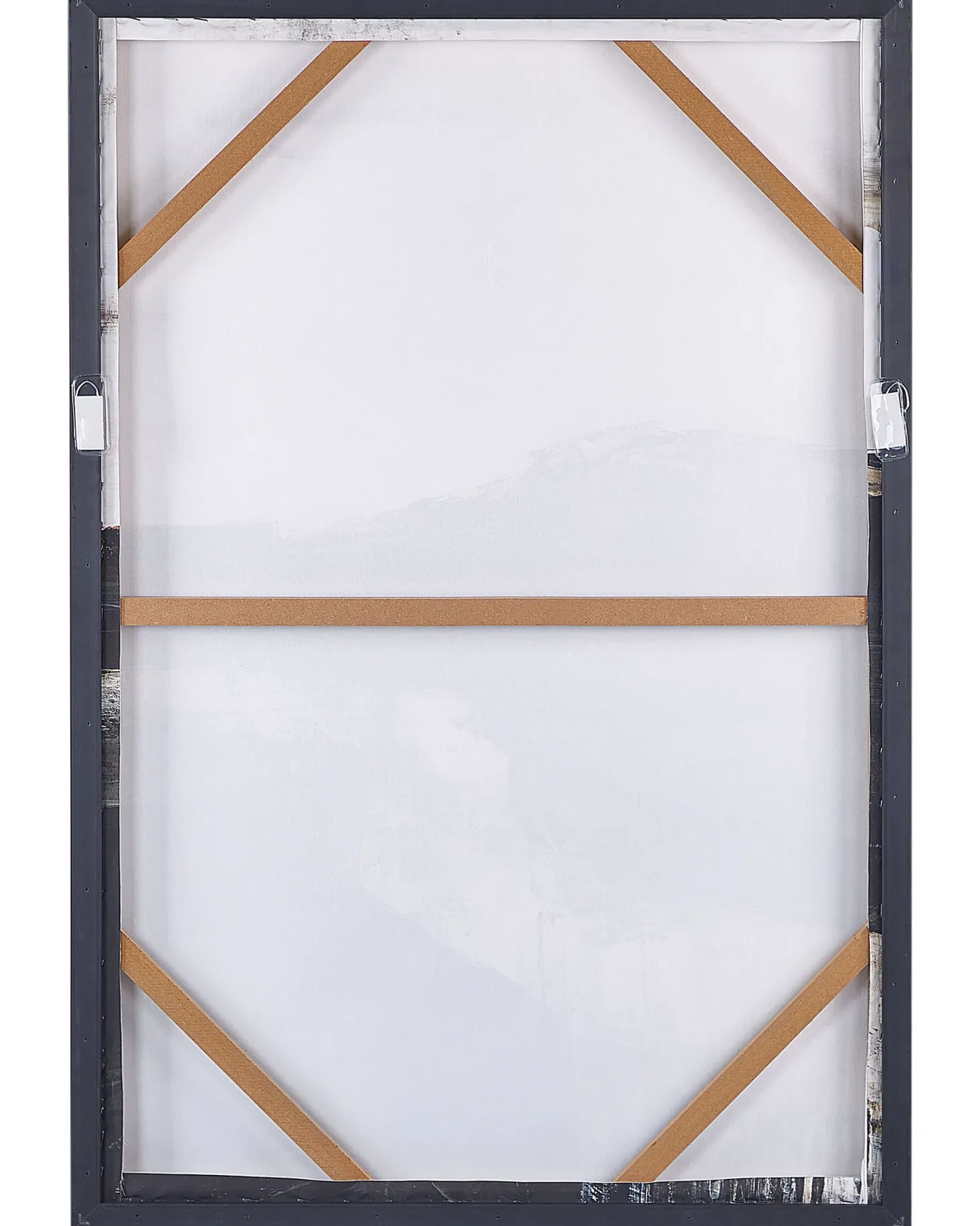 Obraz na płótnie STATTE Motyw abstrakcyjny 63 x 93 cm Czarny