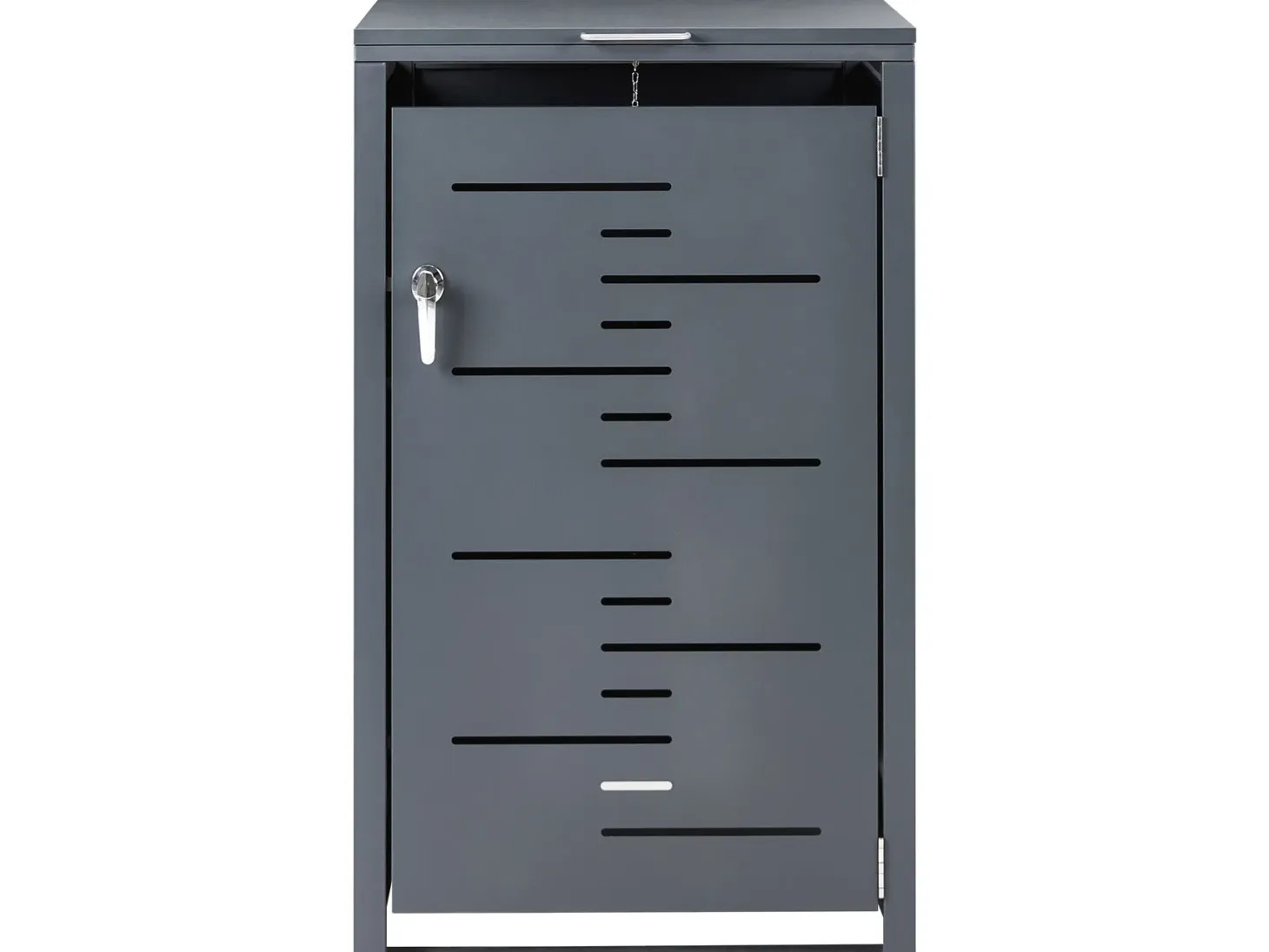 Obudowa śmietnikowa 240 L PERISSA Metal Ciemnoszary