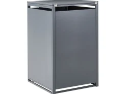 Obudowa śmietnikowa 240 L PERISSA Metal Ciemnoszary