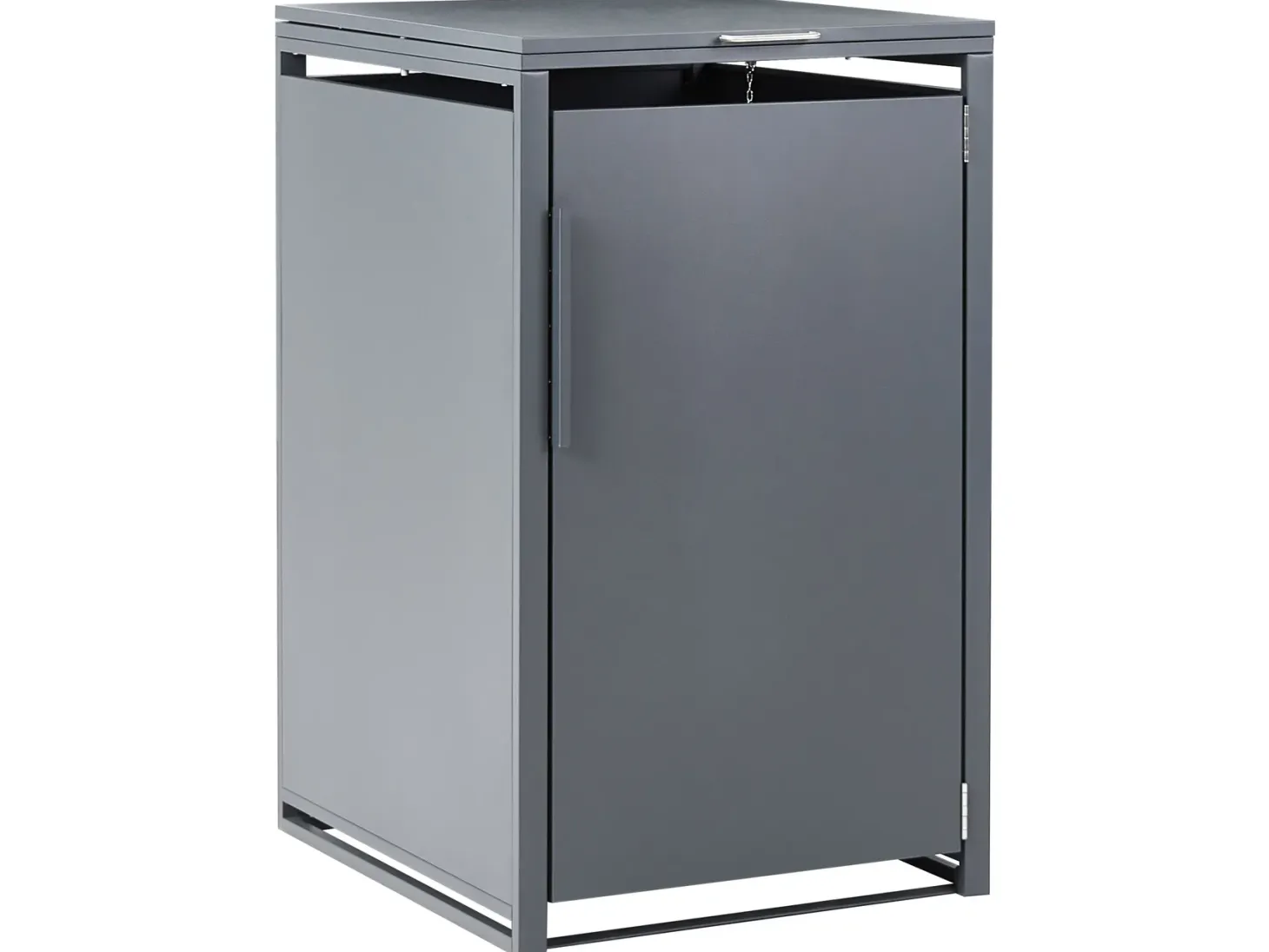 Obudowa śmietnikowa 240 L PIACENZA Metal Ciemnoszary