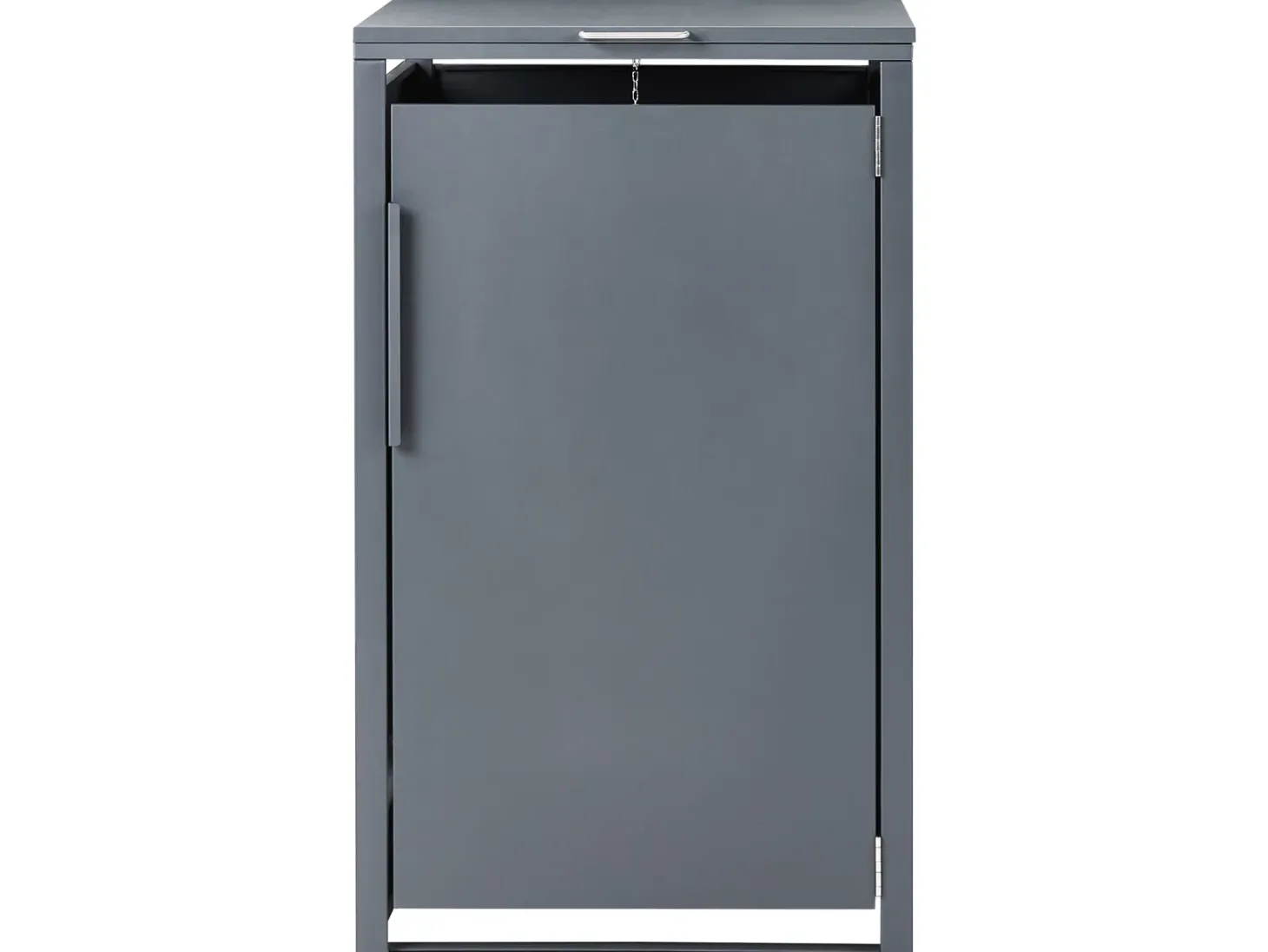 Obudowa śmietnikowa 240 L PIACENZA Metal Ciemnoszary