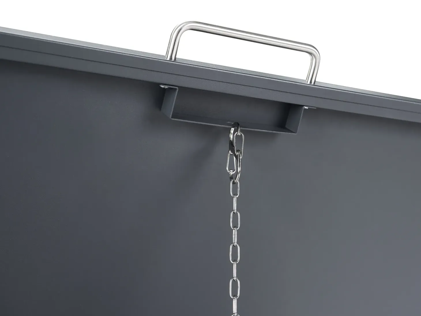 Obudowa śmietnikowa 240 L PIACENZA Metal Ciemnoszary