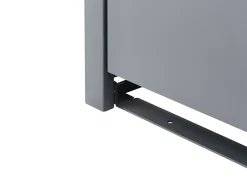 Obudowa śmietnikowa 240 L PIACENZA Metal Ciemnoszary