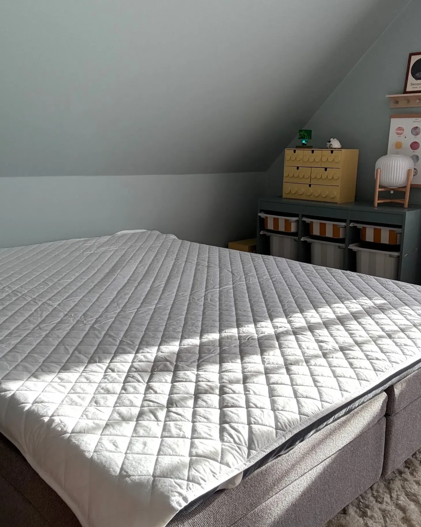 Sale Ochraniacz na materac z poliestrem ALMANZOR 160 x 200 cm Wszystkie Materace|Materace Nawierzchniowe I Ochraniacze