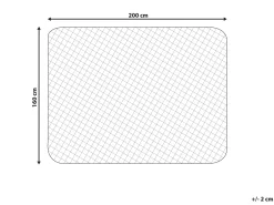 Sale Ochraniacz na materac z poliestrem ALMANZOR 160 x 200 cm Wszystkie Materace|Materace Nawierzchniowe I Ochraniacze