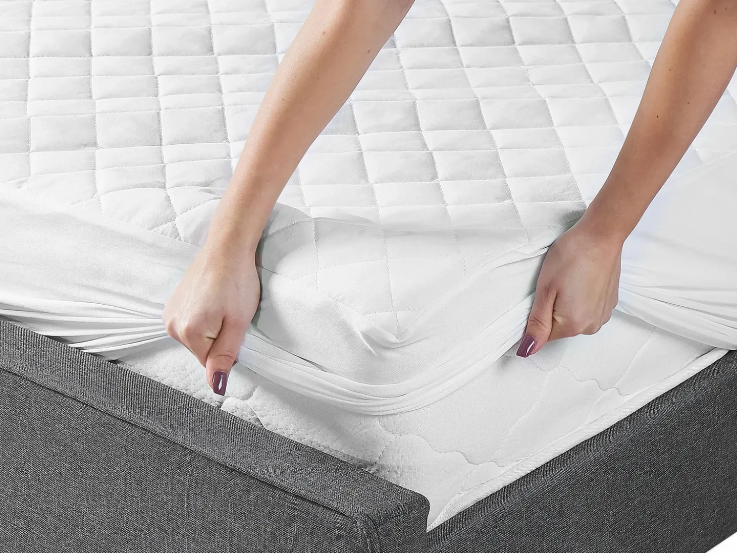 Discount Ochraniacz na materac z poliestrem VILLUERCA 180 x 200 cm Wszystkie Materace|Materace Nawierzchniowe I Ochraniacze