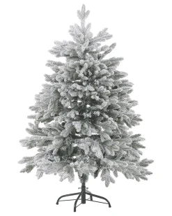 Ośnieżona sztuczna choinka świąteczna FORAKER 120 cm Biały