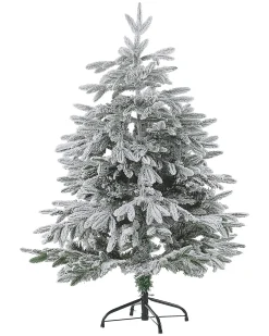 Ośnieżona sztuczna choinka świąteczna BASSIE 120 cm Biały