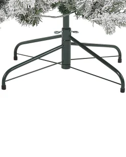 Ośnieżona sztuczna choinka świąteczna LED TATLOW 210 cm Zielony