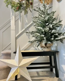 Ośnieżona sztuczna choinka świąteczna RINGROSE 90 cm Zielony