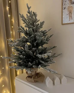 Ośnieżona sztuczna choinka świąteczna RINGROSE 90 cm Zielony