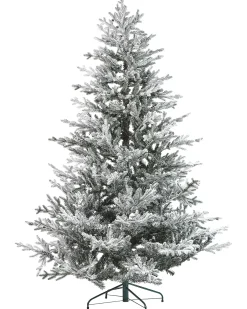 Ośnieżona sztuczna choinka świąteczna BRISCO 210 cm Biały