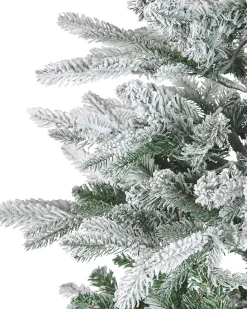 Ośnieżona sztuczna choinka świąteczna LED MIETTE 180 cm Biały