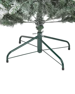 Ośnieżona sztuczna choinka świąteczna LED MIETTE 180 cm Biały