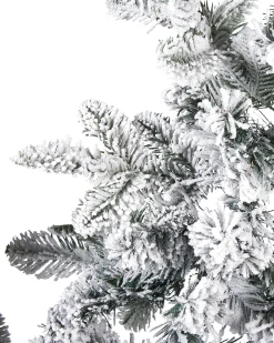 Ośnieżona świąteczna girlanda LED SUNDO 180 cm Biały