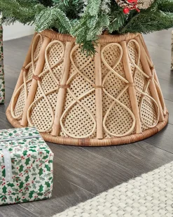 Osłonka pod choinkę AVENT Rattan Naturalny 50 cm