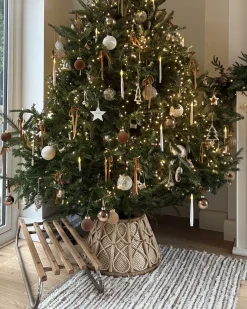 Osłonka pod choinkę AVENT Rattan Naturalny 50 cm