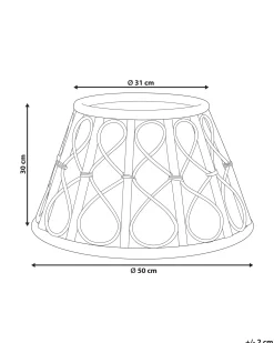 Osłonka pod choinkę AVENT Rattan Naturalny 50 cm