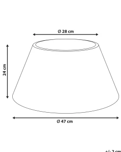 Osłonka pod choinkę FLOCON Rattan Jasnobrązowy 47 cm