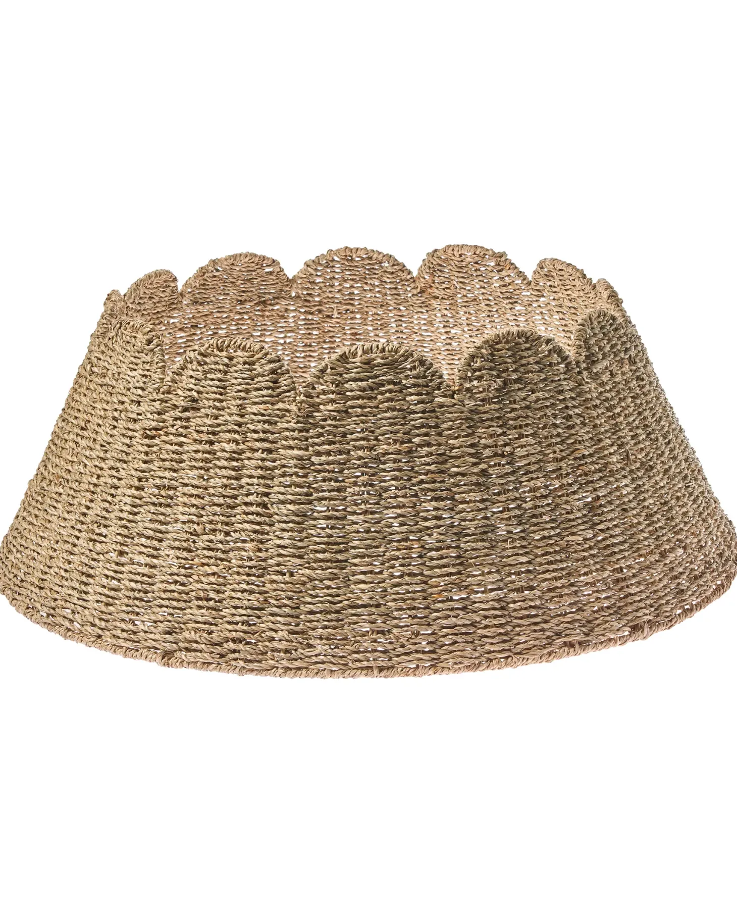 Osłonka pod choinkę GIVRE Trawa morska Naturalny 67 cm